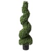Nature Spring Nature Spring 50-inch Spiral Faux Boxwood Topiary Tree 657133IYW